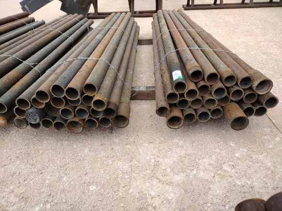 (50) Joints of 2 7/8" Metal Post 8ft Long