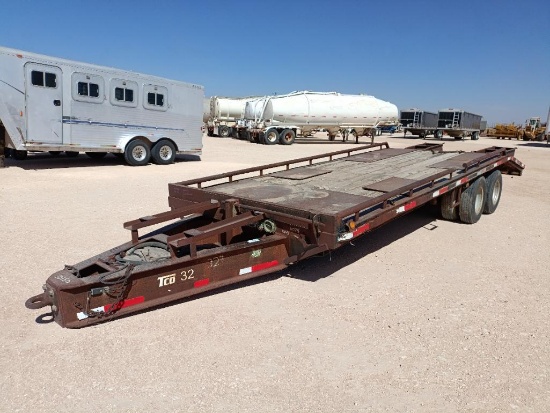 8x24Ft Pintle Hitch Equipment Trailer