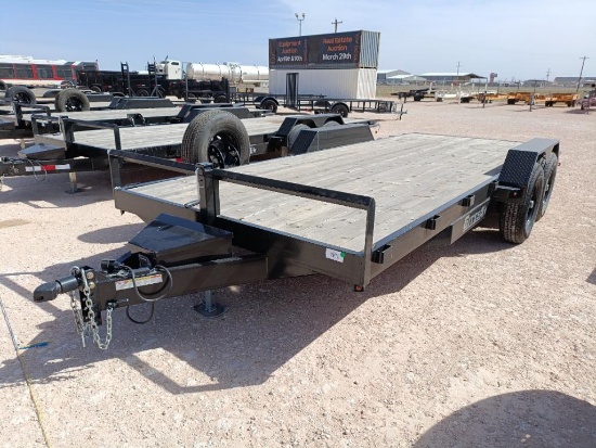 Unused 2023 Gitesa 18Ft Car Hauler Trailer
