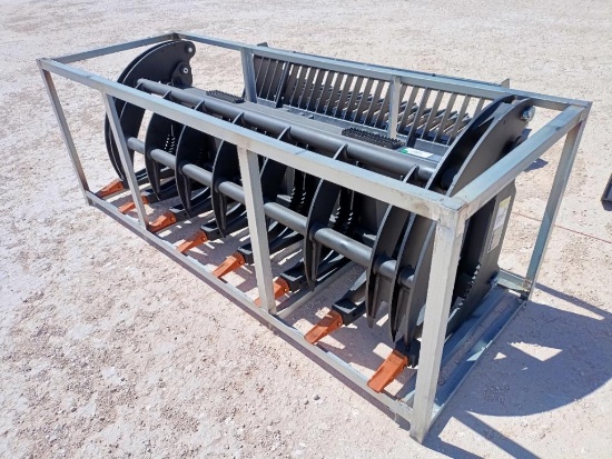 Unused 78" Hydraulic Root Grapple (Skid Steer Attachment)