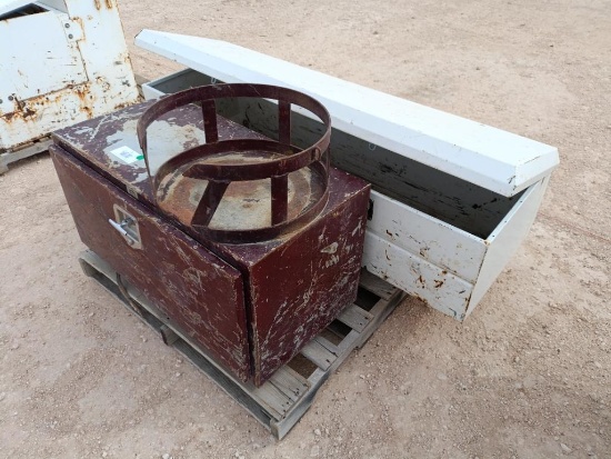 (1) Lund Toolbox & (1) Side Mount Toolbox