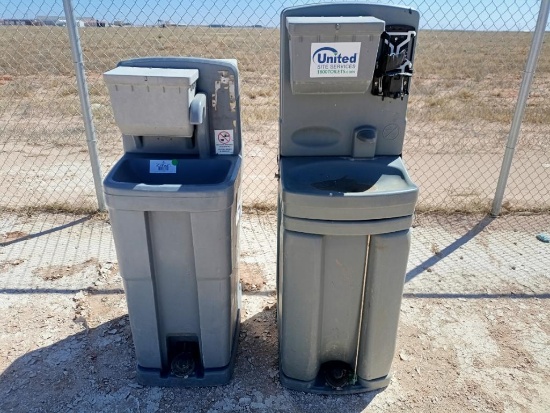 (2) Hand Wash Stations