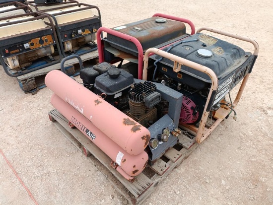 (2) Generators, Air Compressor ( Parts Only )