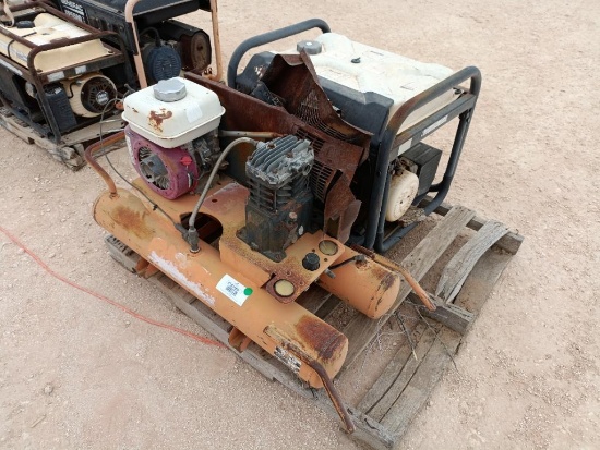 (1) Air Compressor, (1) Generator ( Parts Only )