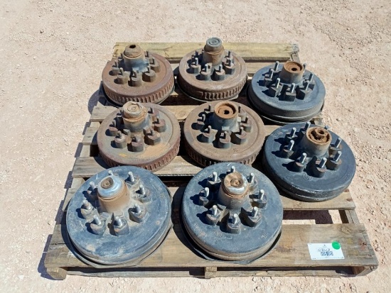(8) Brake Drum Hubs