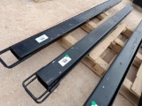 (1) Set Unused 84'' Light Duty Fork Extensions