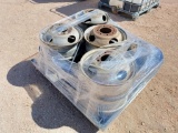 (9) Gooseneck Trailer Wheels