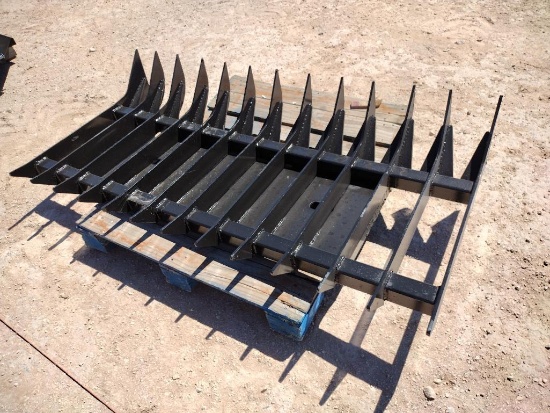 Unused 70'' Skid Steer Root Rake