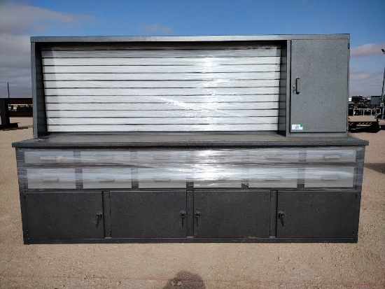 Unused 10Ft Work Bench Cabinet