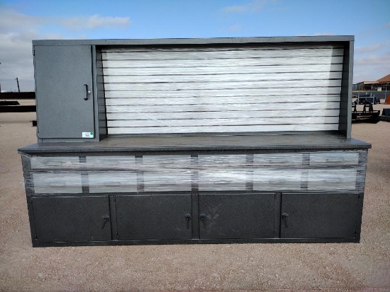 Unused 10Ft Work Bench Cabinet