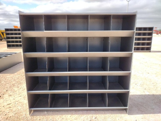 Unused (25 Bin) Metal Bolt Bin