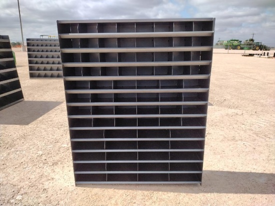 Unused (76 Bin) Metal Bolt Bin