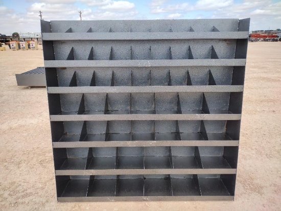 Unused (53 Bin) Metal Bolt Bin