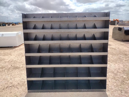 Unused (53 Bin) Metal Bolt Bin