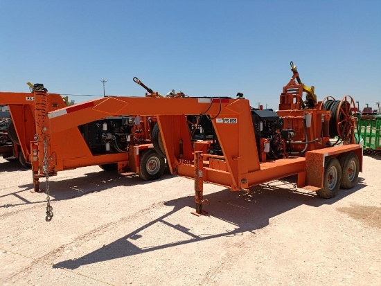 2014 Power Swivel Unit on Gooseneck Trailer