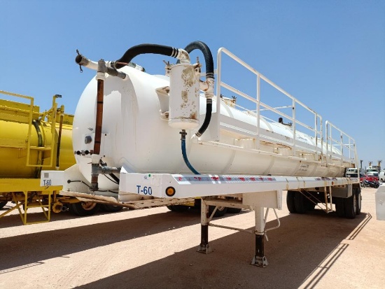 2014 Dragon 130BBL Vacuum Tank Trailer