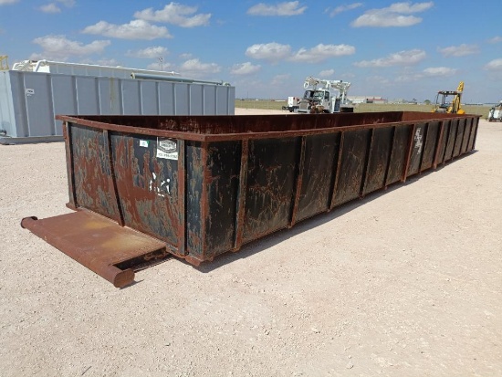 8Ft x 40Ft Open Top Tank on Skid