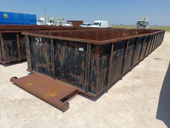 8Ft x 40Ft Open Top Tank on Skid