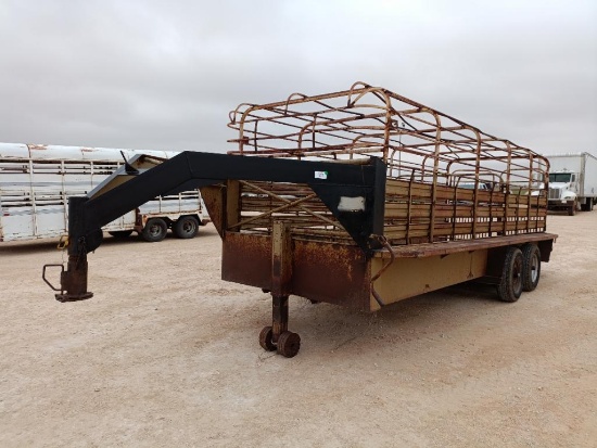 20Ft x 74 Dugan Gooseneck Livestock Trailer