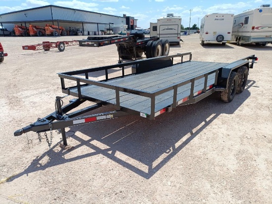 Unused H&S Trailers 83x18 Utility Trailer