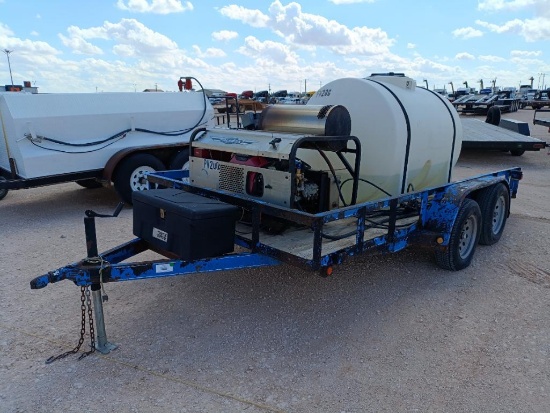 76"x14Ft Pressure Washer Trailer