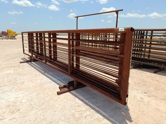 (6) 24Ft Free Standing Fence Panels