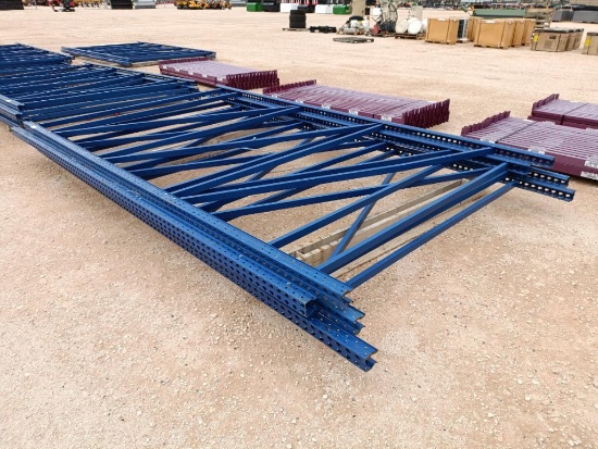 (4) 8ft x 14ft High Pallet Rack Uprights