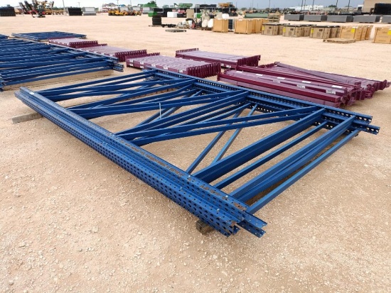 (4) 8ft x 14ft High Pallet Rack Uprights