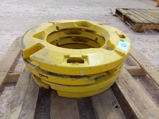 (4) Unused John Deere L28228 Wheel Weights
