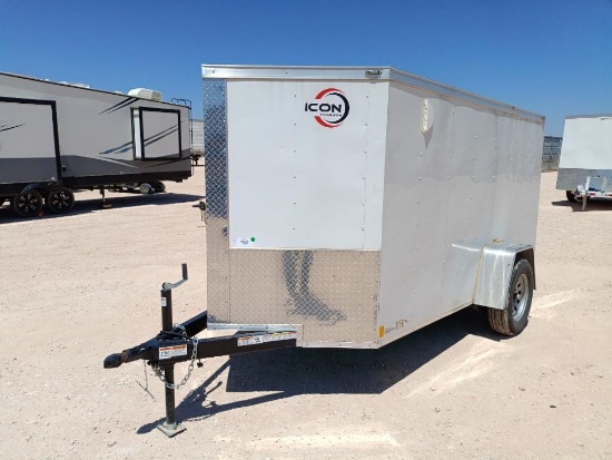 2021 Icon Trailers 10Ft Single Axle Enclosed Trailer