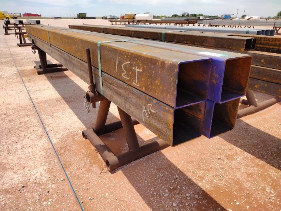 (4) pcs of 6" Square Tubing