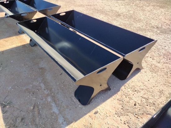 Unused (2) Heavy Duty 90'' Cattle Feeders