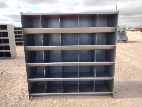Unused (25 Bin) Metal Bolt Bin