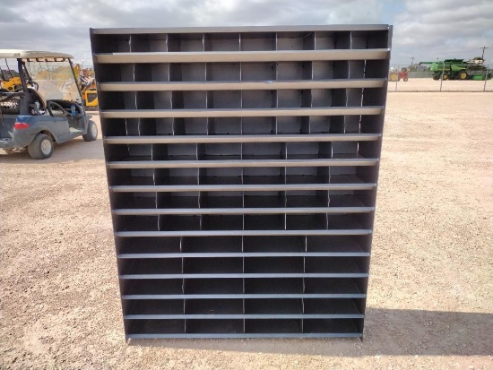 Unused (76 Bin) Metal Bolt Bin