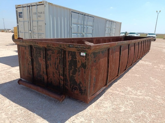 8Ft x 40Ft Open Top Tank on Skid