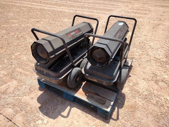 (2) Diesel Shop Heaters