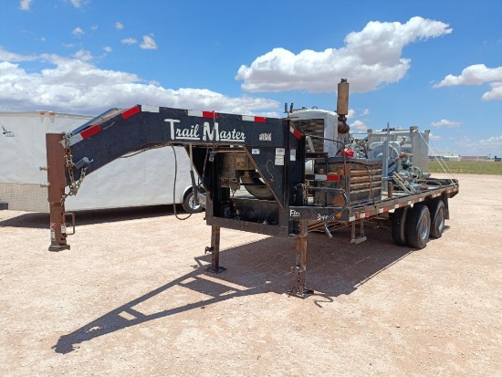 Trail Master 20Ft x 102 Gooseneck Trailer w/Pressure Testing Unit & Detroit Diesel Engine