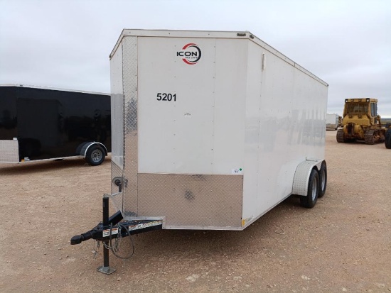 2022 Icon Trailers 16x7Ft Enclosed Trailer