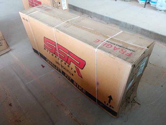 Unused SSR SRN125 Auto Pit Bike (Black)