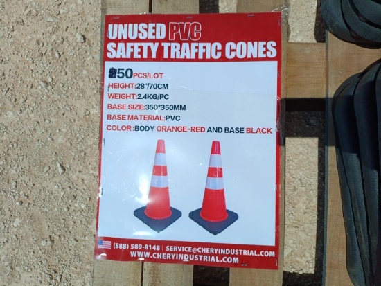 (50) Unused Safety Traffic Cones
