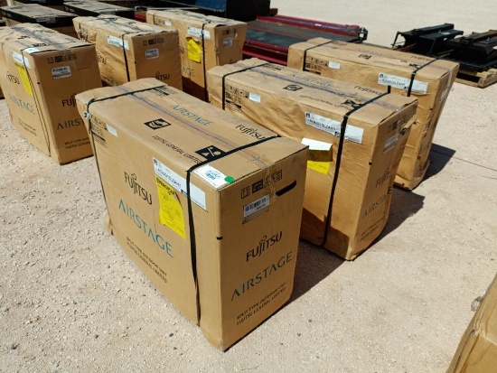 (3) Unused Fujitsu Mini Split, Split Type Outdoor Unit