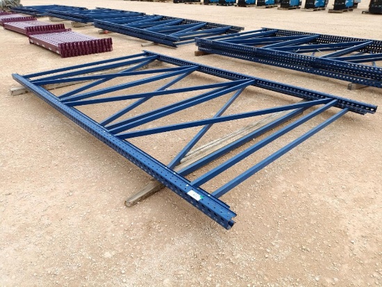 (2) 8ft x 14ft High Pallet Rack Uprights