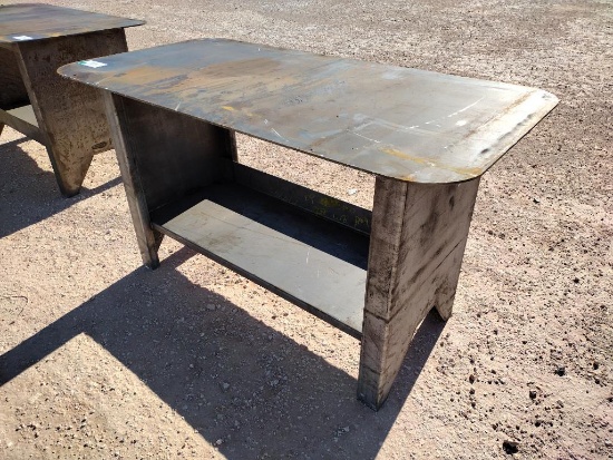 Unused 30'' x 57'' Welding Table w/Shelf