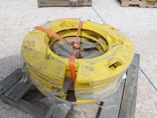 (4) Unused John Deere L28228 Wheel Weights