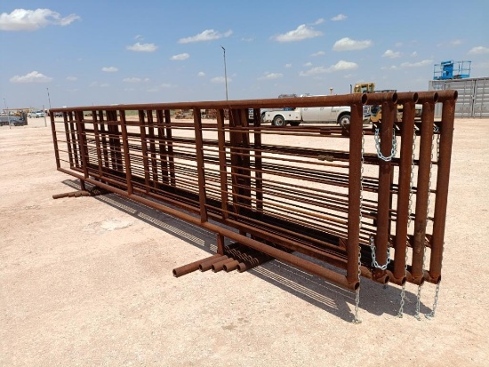 (6) 24Ft Free Standing Fence Panels