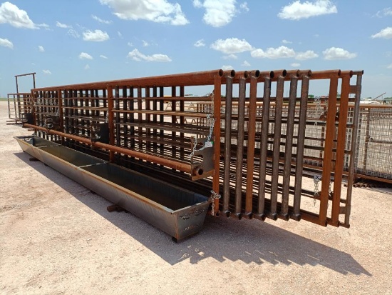(10) 24Ft Free Standing Fence Panels