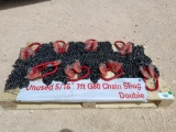 (8) Unused 5/16'' 7FT G80 Chain Slings