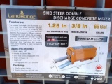 Unused Landhonor DMC-11-250G Skid Steer Double Discharge Concrete Mixer