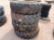 (4) Telescopic Forklift Wheels w/Tires 13 00-24