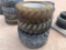 (4) Telescopic Forklift Wheels w/Tires 13 00-24